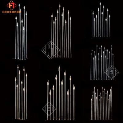 婚庆奥斯卡拉尾路引灯苗发光装饰