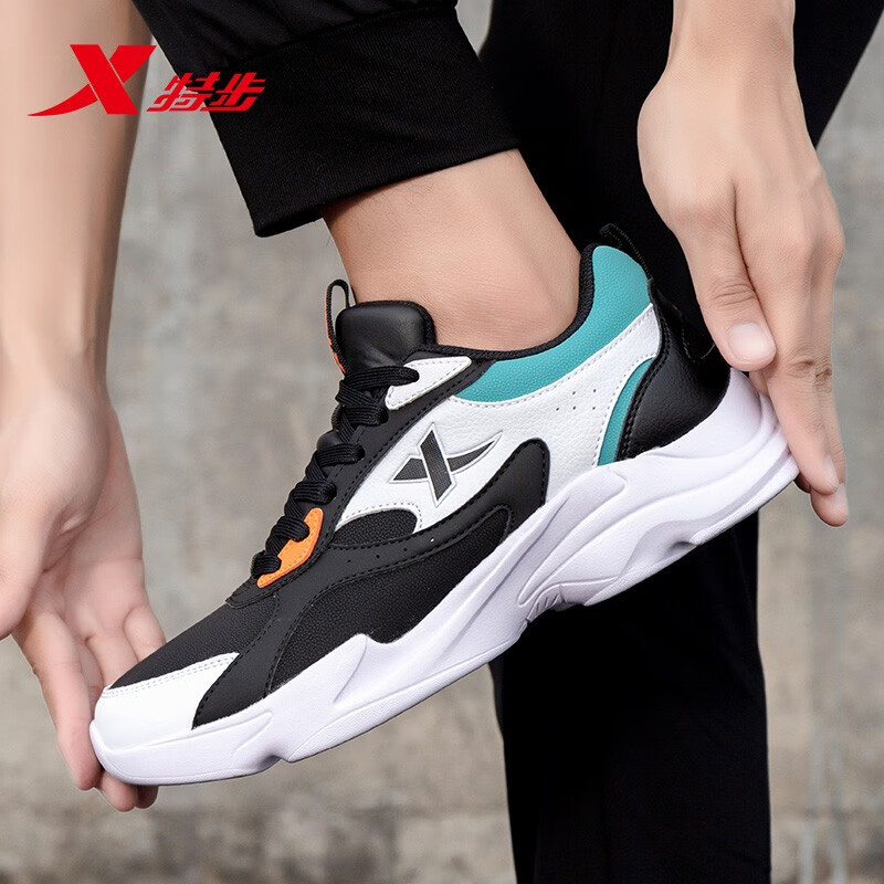 特步男鞋新款休闲运动鞋