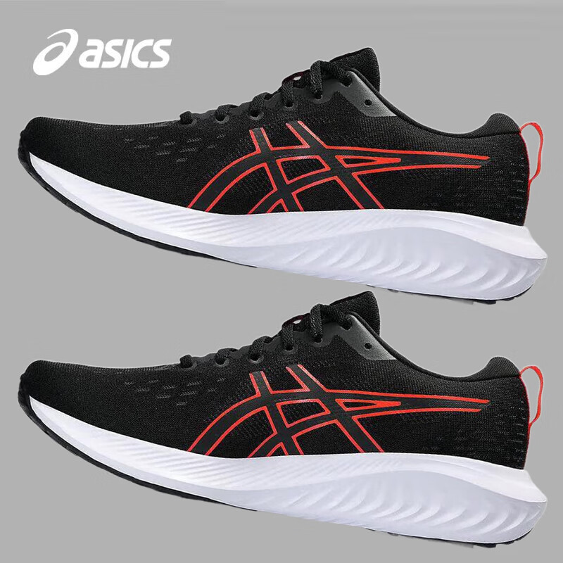 亚瑟士男鞋跑步鞋2025冬季新款GEL-EXCITE 10网面透气防滑运动鞋
