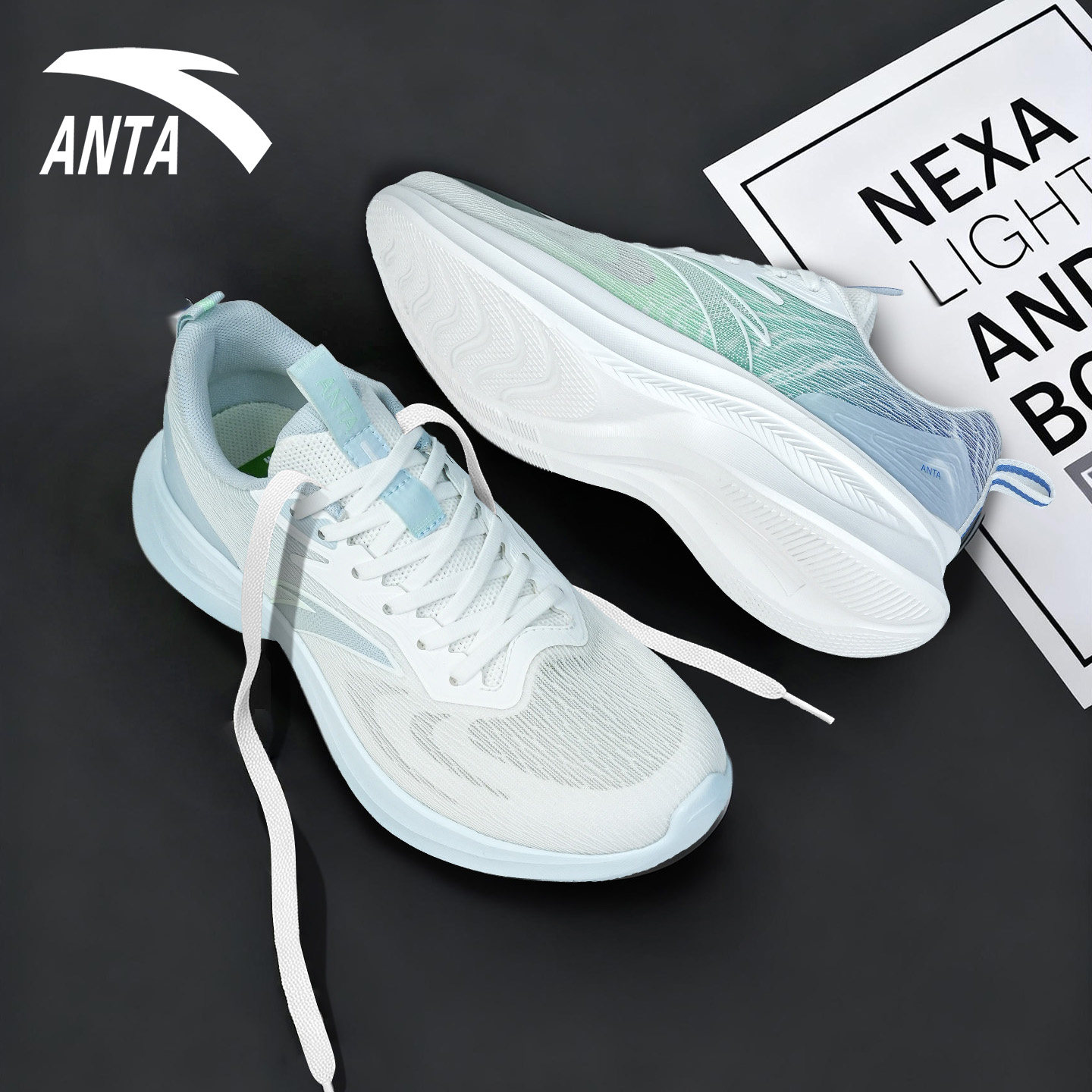 安踏运动鞋男减震轻便软底男鞋夏季2026新款网面休闲鞋防滑跑步鞋