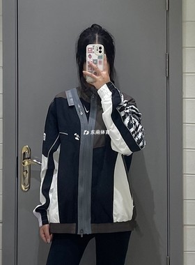 耐克Nike 男女户外反光机能梭织拼接休闲夹克百搭外套 CZ4669-100