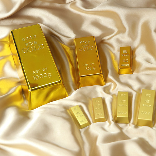 仿真塑料金条金砖元宝摆件门档