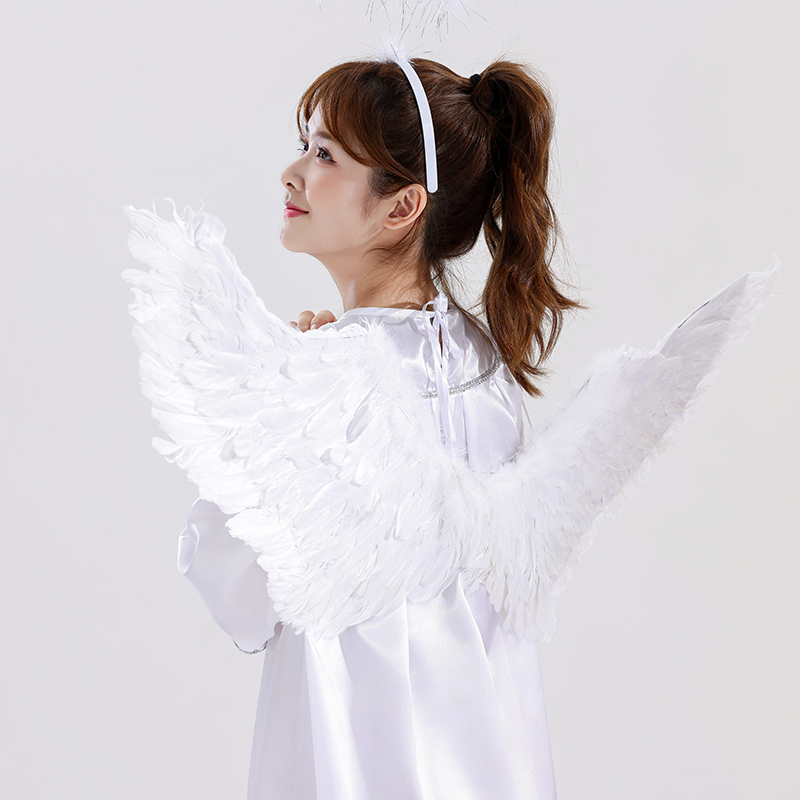 六一儿童成人表演天使羽毛翅膀
