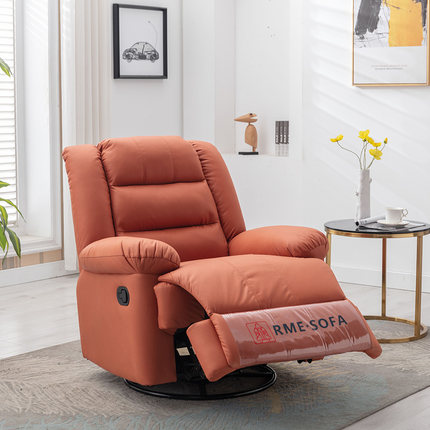 现代简约真多功能单人客厅皮布艺电动可躺按摩沙发椅子家具包邮