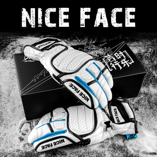 运动竟技灵活保暖五指手套 高品质真皮