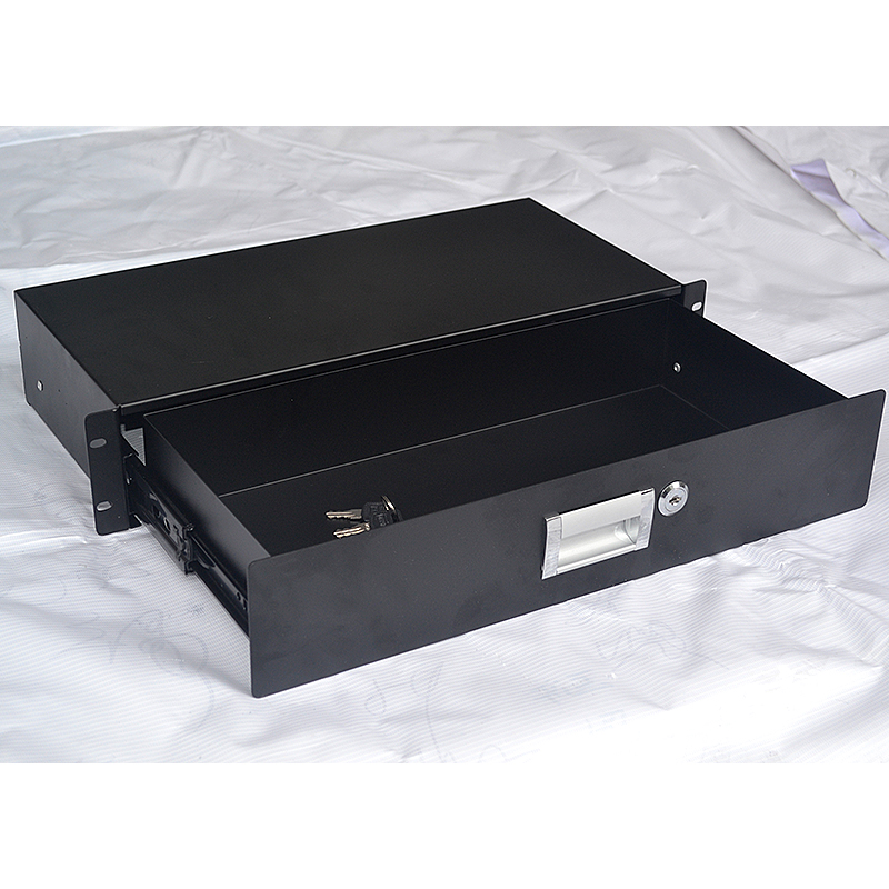 19寸带锁标准2u抽屉抽屉中性