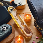 PEI琥珀色钥匙扣 口袋夹钩 腰带卡扣 户外随身便携挂扣 创意防丢