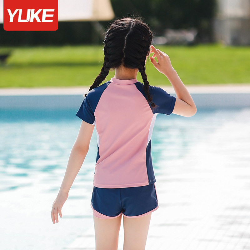 儿童泳衣女孩2025新款分体防晒游泳衣夏季女童中大童专业游泳套,童装/婴儿装/亲子装,泳衣裤,淘宝优惠券,粉丝福利购,淘宝优惠卷