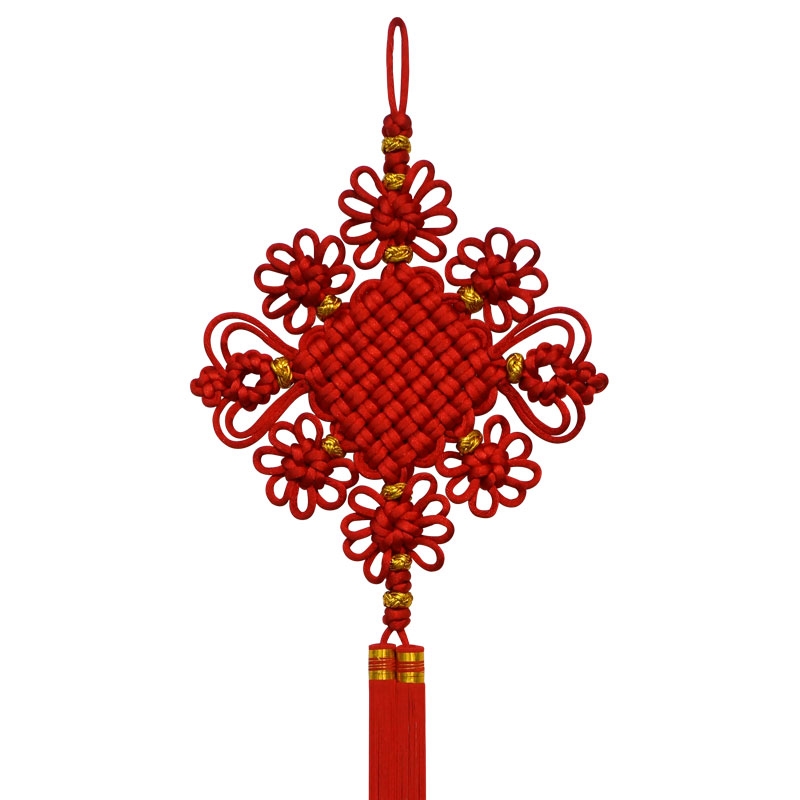 精品中国结大号挂件手工丝线玄关装饰中式乔迁礼品同心平安结