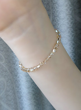 正品奥地利手串4mm原创女水晶