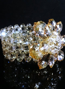 加宽首饰品遮挡水晶手链