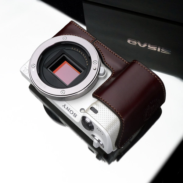 清仓现货韩国Gariz 适用索尼SONY NEX-5N NEX5N相机套底座保护套