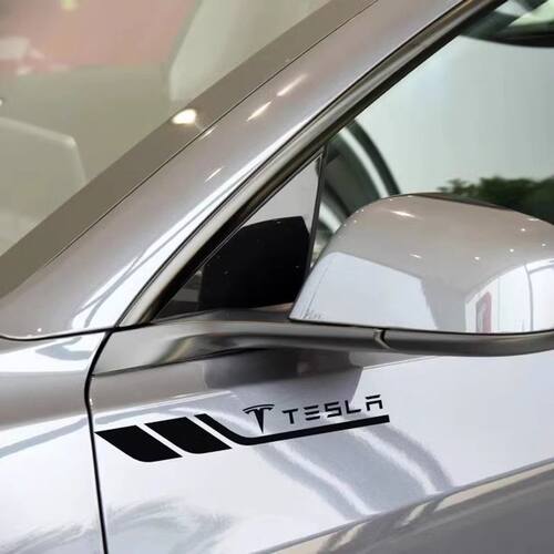 特斯拉Model 3车身贴Modl Y引擎盖划痕贴防水改装车身装饰贴