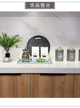 厨房仿真花储物罐组合软装饰品