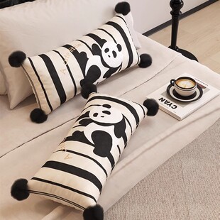 卡通长方形抱枕套客厅长条抱枕沙发靠枕长条形高级感长条靠垫含芯