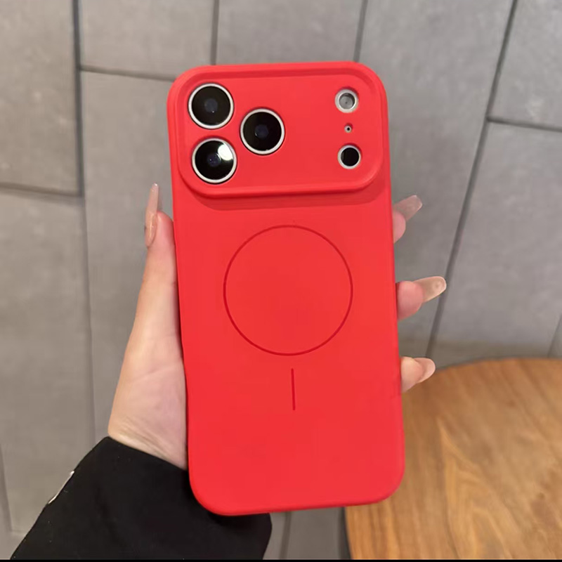 适用苹果13promax磁吸17 15 16 14官方同款12 11 xsmax XR手机壳 无线充电 硅胶液态防摔 男女 全包摄像头