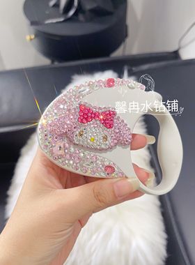 福莱希狗狗牵引绳style贴钻自动伸缩宠物犬遛狗链美乐蒂库洛米