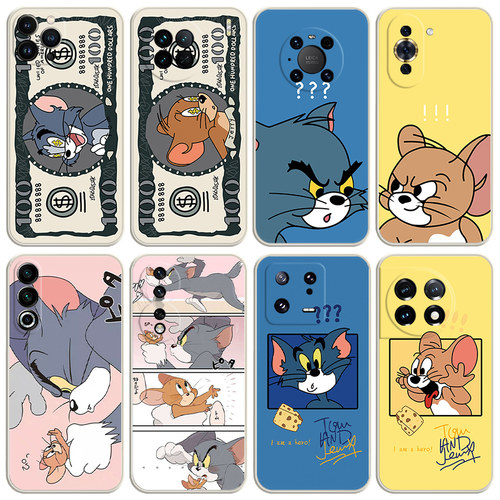 猫和老鼠适用iPhone15手机壳玻璃苹果14plus/13pro/12promax Xs max防摔xr硅胶软se3保护套11pro照片定制8p