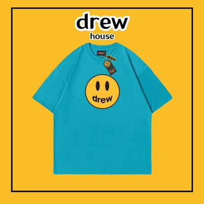 drewhouse笑脸字母夏季情侣短袖