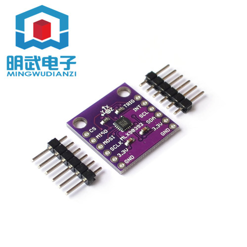 90393 MLX90393 数字 三维 霍尔传感器 位移角度旋转3D位置