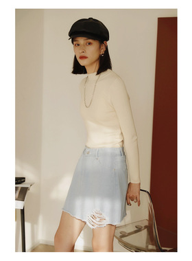 95折 上新 ANN and SAM 柔软针织打底衫 双色内搭2025秋冬