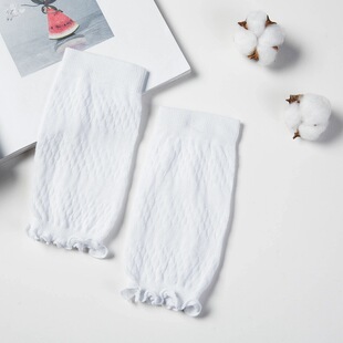 儿童护膝纯棉夏季 透气小孩膝盖护套防摔男童女童空调房护膝盖袜套