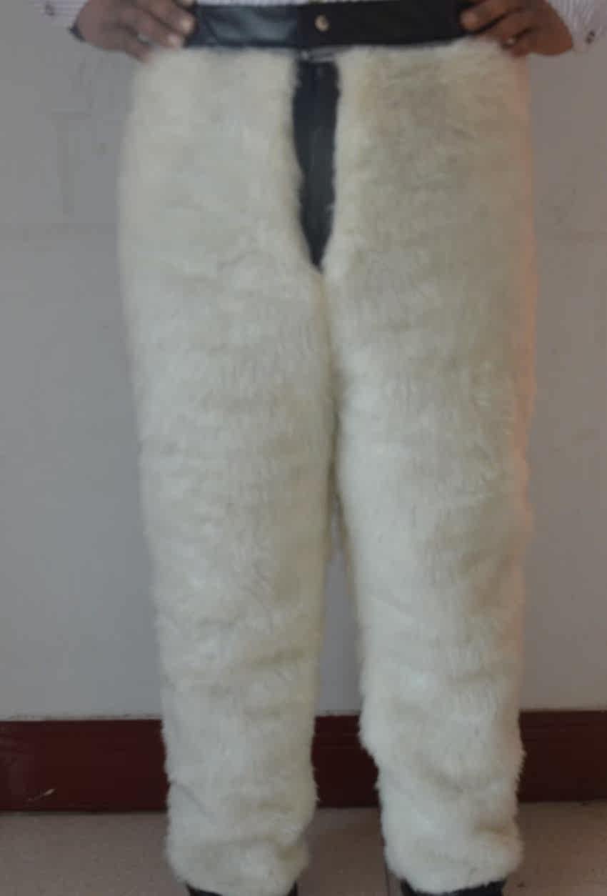 Pantalon cuir homme droit pour hiver - Ref 1483579 Image 4