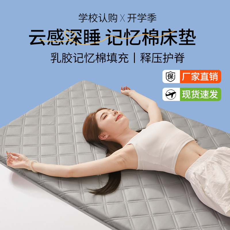 乳胶记忆棉床垫软垫海绵垫
