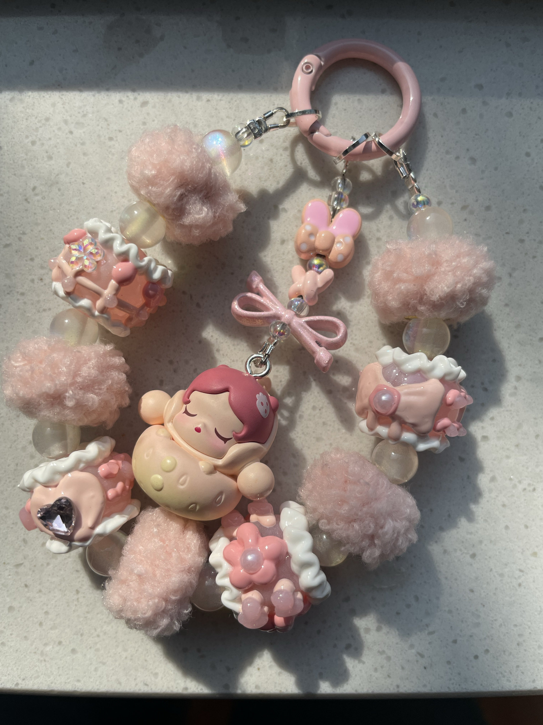 泡泡玛特新款正版萌粒开学特价挂件钥匙扣重油手绘珠手机链,3C数码配件,手机挂件/手机链,淘宝优惠券,粉丝福利购,淘宝优惠卷