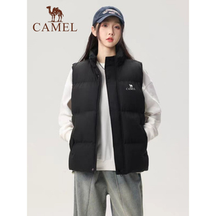 棉服女款 坎肩小个子棉衣外套2025新款 潮 秋冬季 骆驼羽绒服马甲男款