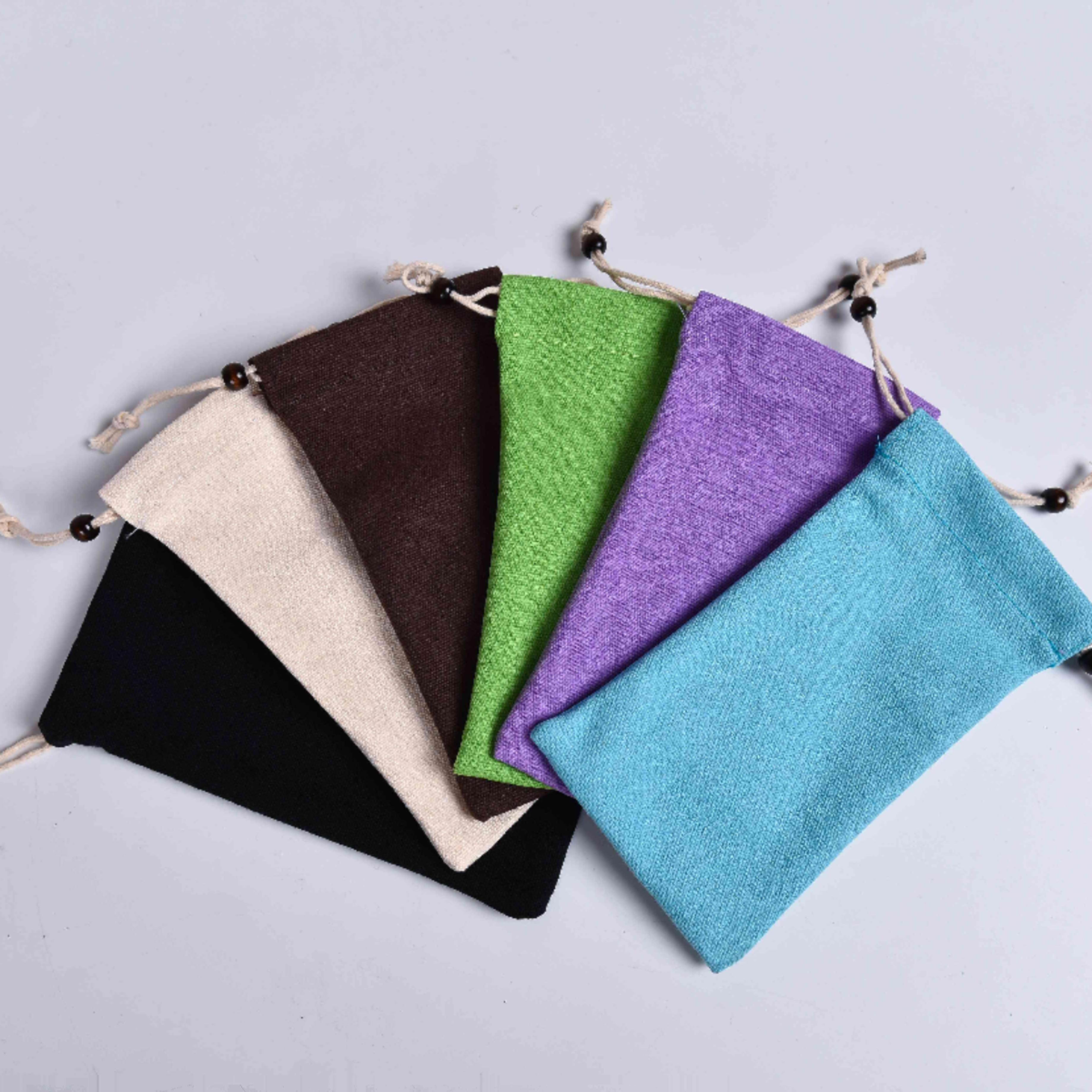 手机套帆布袋子包装盲品袋充电宝收纳袋可定制LOGO多色可选