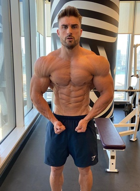 正品现货 GYMSHARK ARRIVAL 7 SHORTS男速干宽松运动健身五分短裤