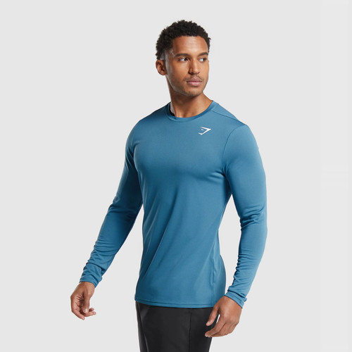 正品现货 Gymshark arrival 速干 运动长袖健身衣t恤打底衫弹力款