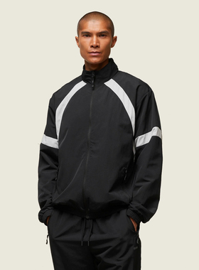 正品现货 Gymshark  Everywear  Track Jacket 立领外套撞色夹克