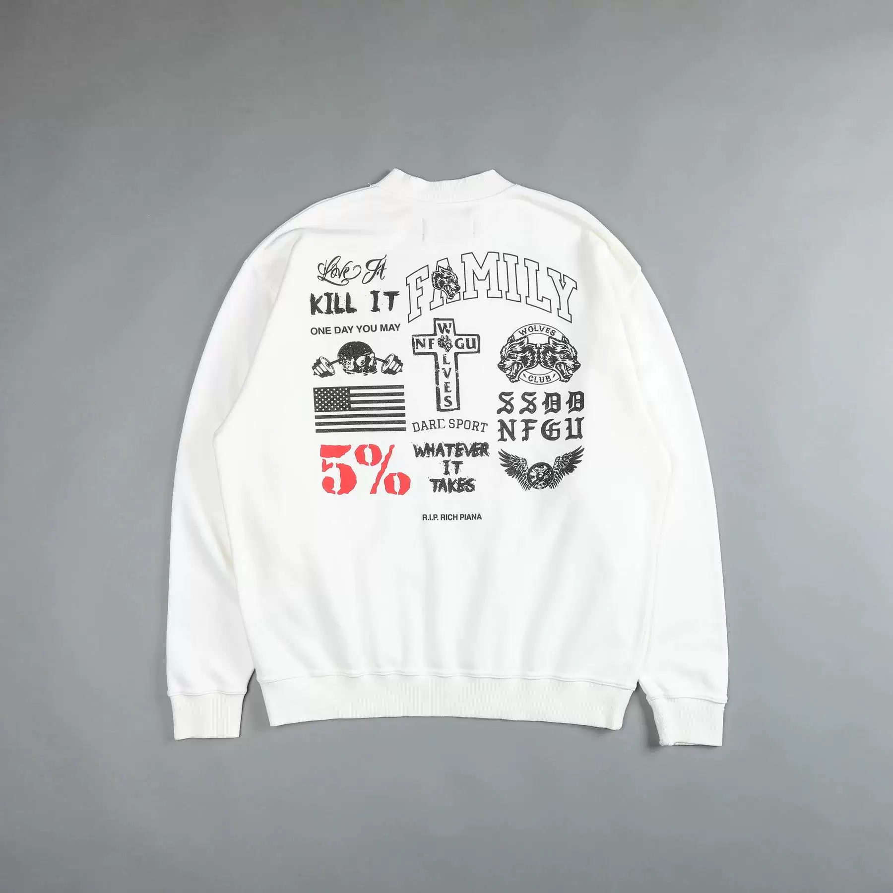 Официальный сайт spot Darcsport Giant Big Big Big 5%Series Wolf Loose Round Large -Разогретые утепляющие толстовки
