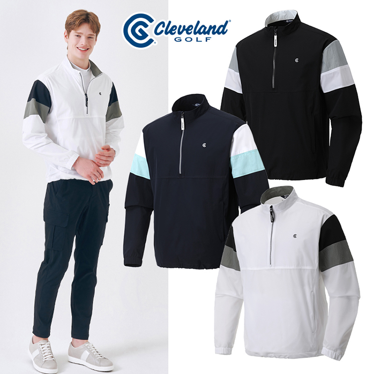 CLEVELANDGOLF长袖T恤男挡风户外