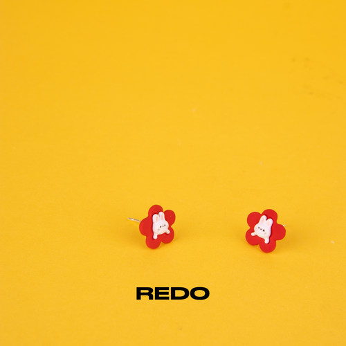 REDO小兔子卡通可爱耳环