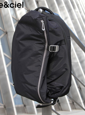 法国Cote&Ciel双肩背包尼龙潮牌优质mac电脑袋13.3寸防水黑色轻便