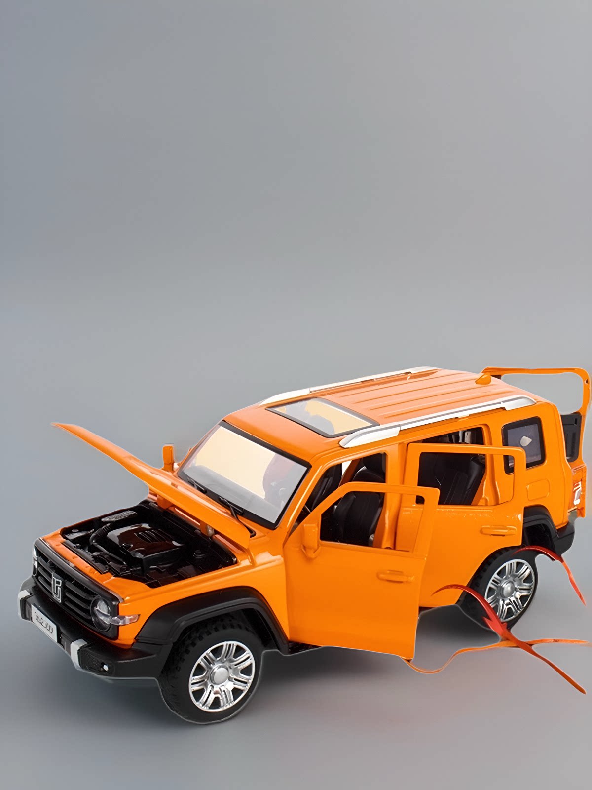 1|32 탱크 300 합금 자동차 모델 소리와 빛 장난감 오프로드 차량 시뮬레이션 금속 자동차 도어 충격 흡수 장치를 뒤로 당겨