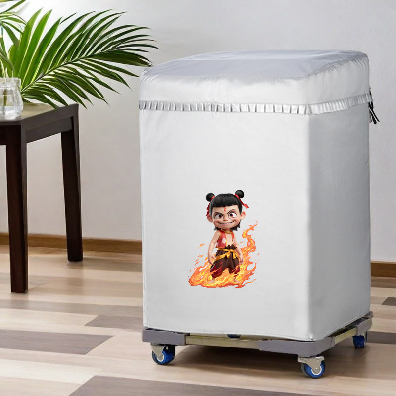 海尔美的防水套子上开盖全自动波轮洗衣机罩专用防水防晒布10公斤