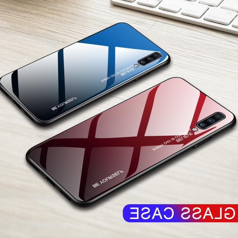三星A60/70/A20E手机壳玻璃A720/A5/A8/A7/A9sta外壳渐变创意镜面在类目 3C数码配件, 手机配件, 手机保护套/壳中 - 来自Buy2taobao.com提供专业的淘宝代购服务