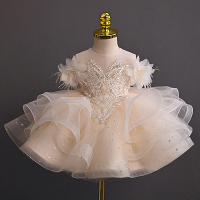 儿童礼服蓬蓬高端轻奢公主
