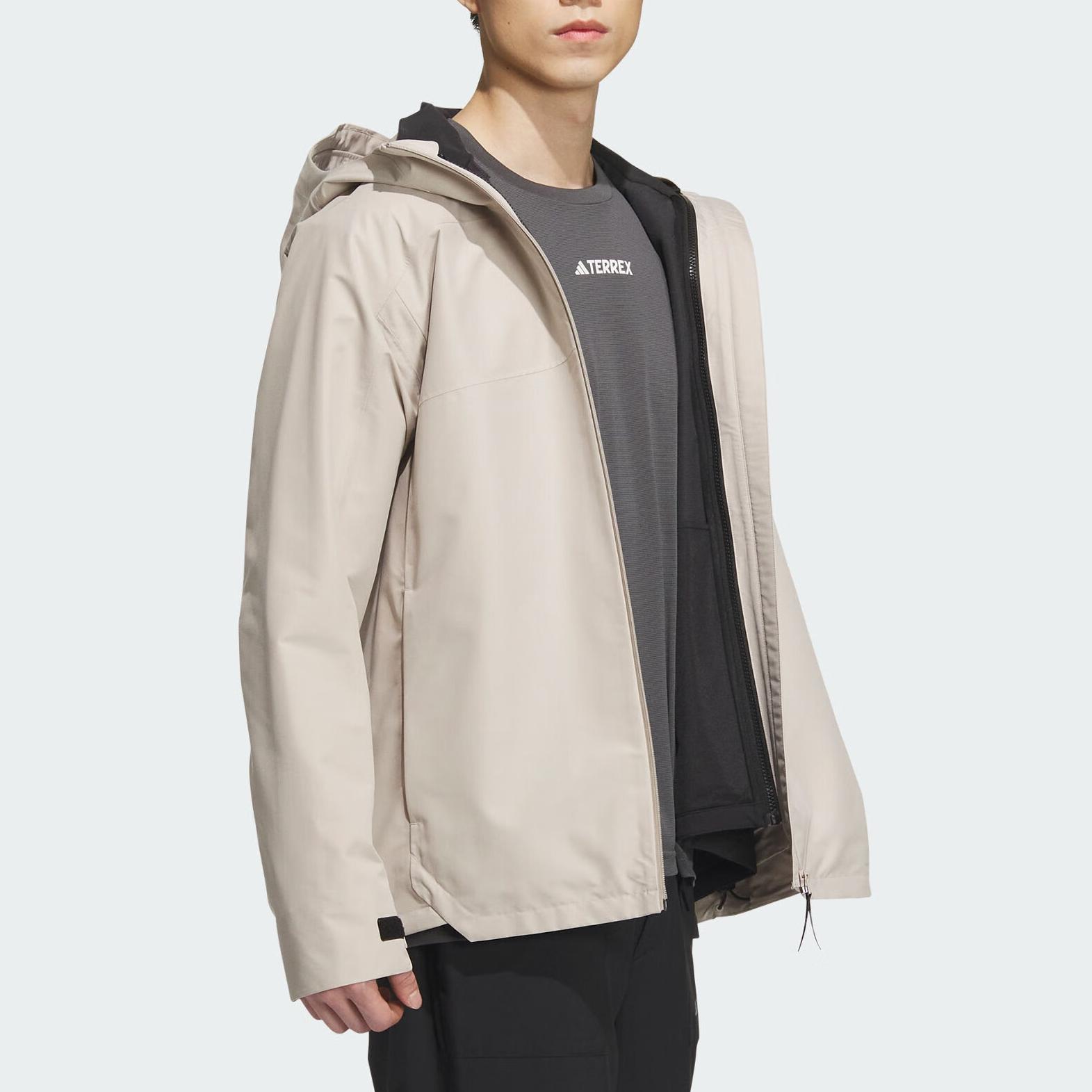 正品阿迪达斯3IN1 RR SFH JKT男子三合一内胆运动休闲外套IL8974