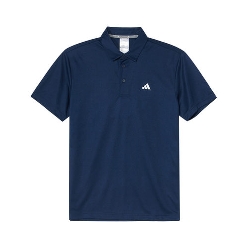 正品Adidas/阿迪达斯 男子运动透气舒适翻领短袖POLO衫JL6504