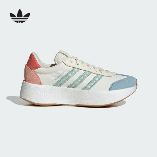 adidas阿迪达斯正品三叶草夏新款女CITY RNR经典运动休闲鞋JR8027