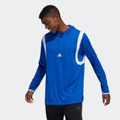 Adidas/阿迪达斯正品男女 TEE 速干篮球运动连帽套头衫 HF6649