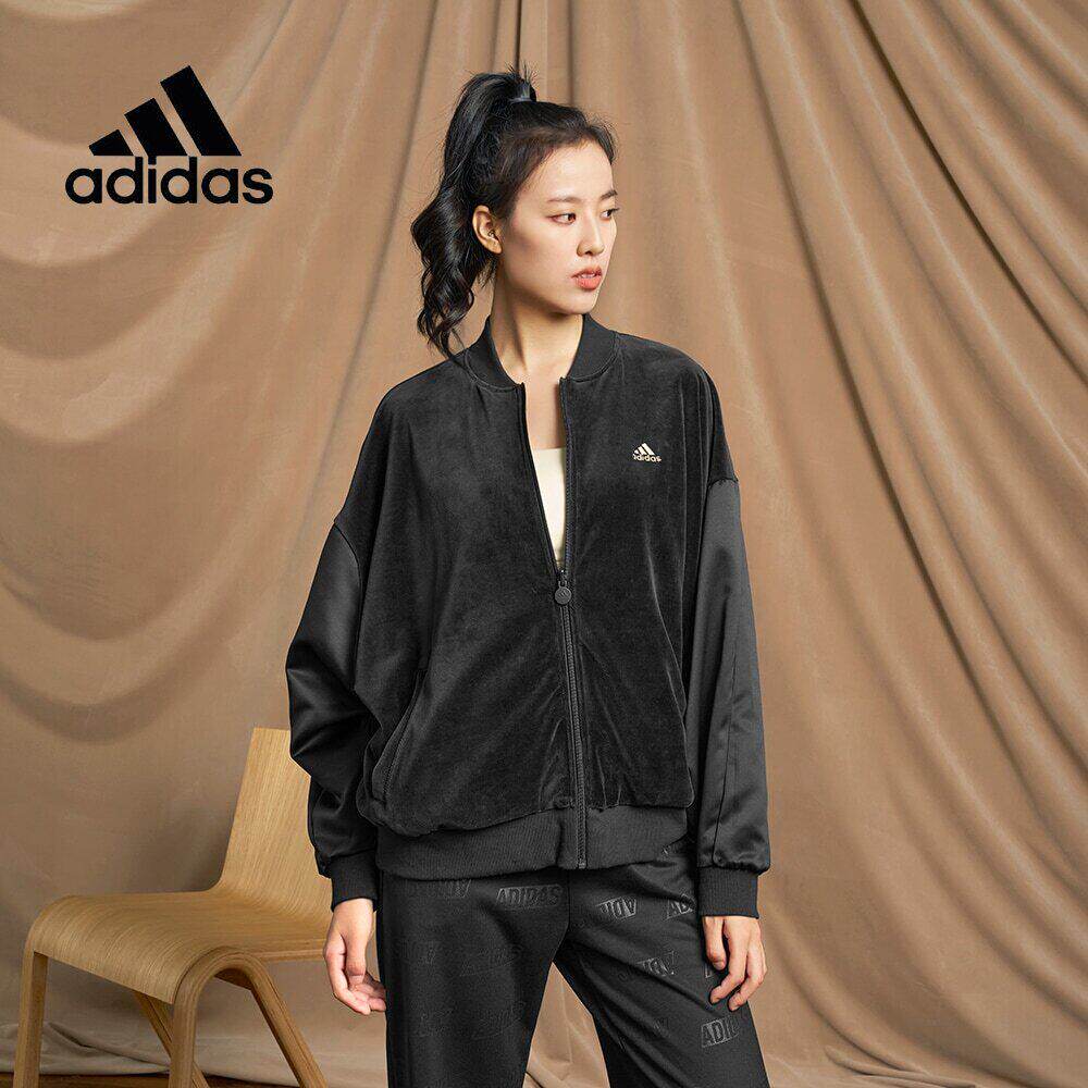官方正品Adidas/阿迪达斯新款女士双面穿拉链运动休闲外套IA3173