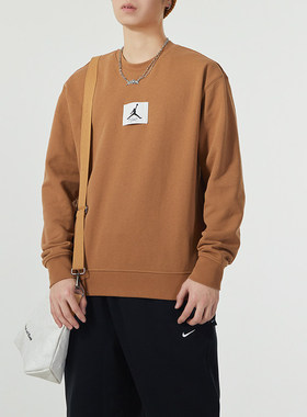 Nike/耐克正品Jordan新年款男士薄绒舒适圆领运动卫衣FB6935-231