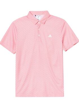 官方正品Adidas/阿迪达斯男子高尔夫舒适短袖运动POLO衫JF4946