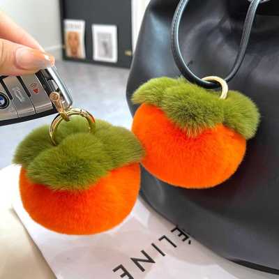 新款毛绒公仔车钥匙扣便宜小挂件